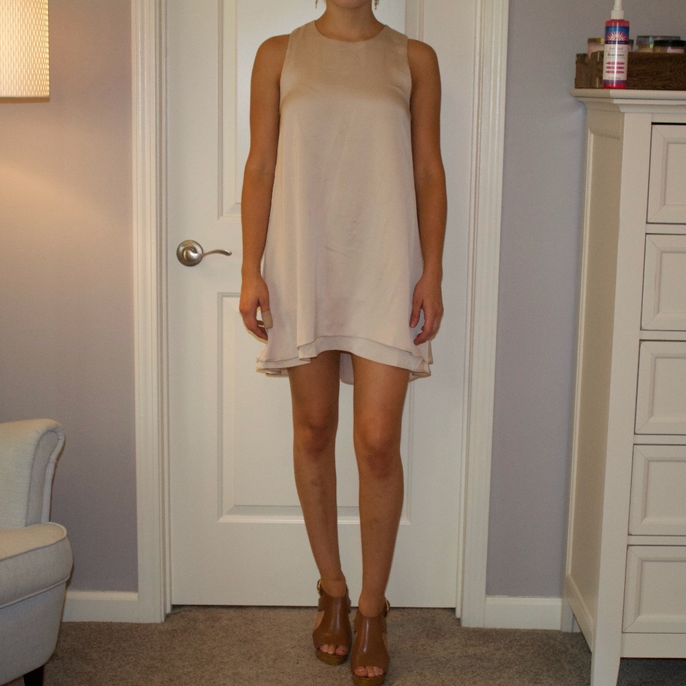 Silk Vintage Shift Dress